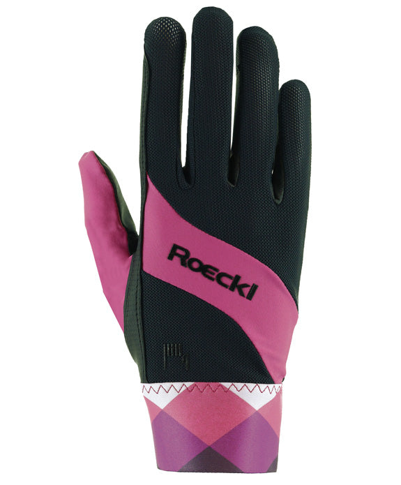 Roeckl Posh Pink Martingal Riding Gloves
