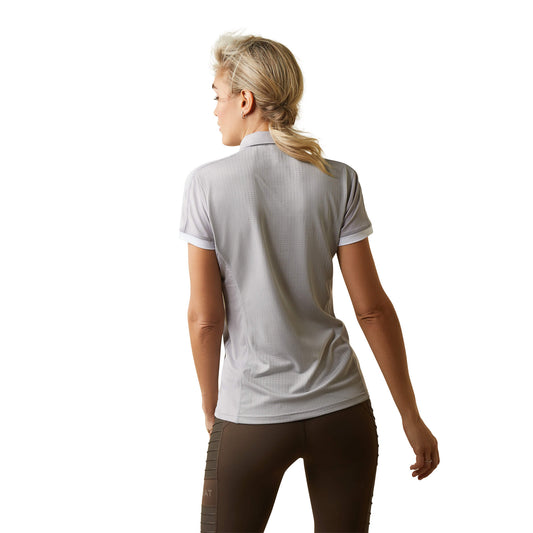 Ariat Silver Sconce Bandera 1/4 Zip Polo Shirt