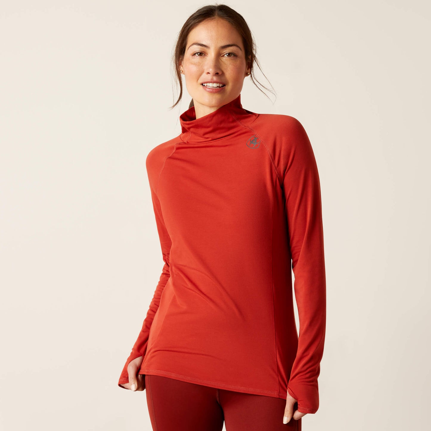 Ariat Red Ochre Venture Halfneck Baselayer