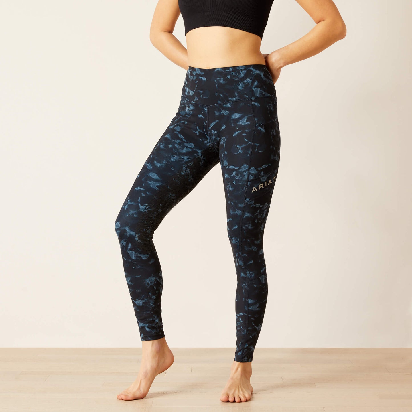 Ariat Stormy Skies EOS Print Riding Tights with Full Silicone Seat