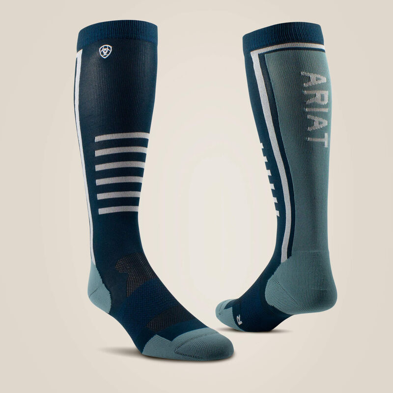 Ariat Reflecting Pond Arctic AriatTEK Slimline Performance Socks