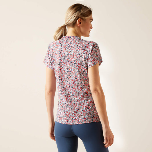 Ariat Foliole Labyrinth 1/4 Short Sleeve Top