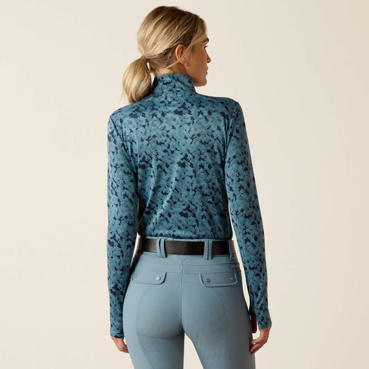 Ariat Navy Eclipse & Bluestone Prophecy 1/4 Zip Baselayer