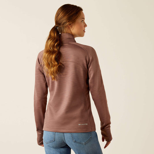 Ariat Twilight Mauve Tek Team 1/2 Zip Sweatshirt