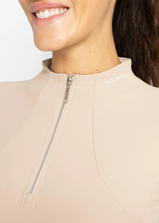 Maximilian Beige Long Sleeve Baselayer