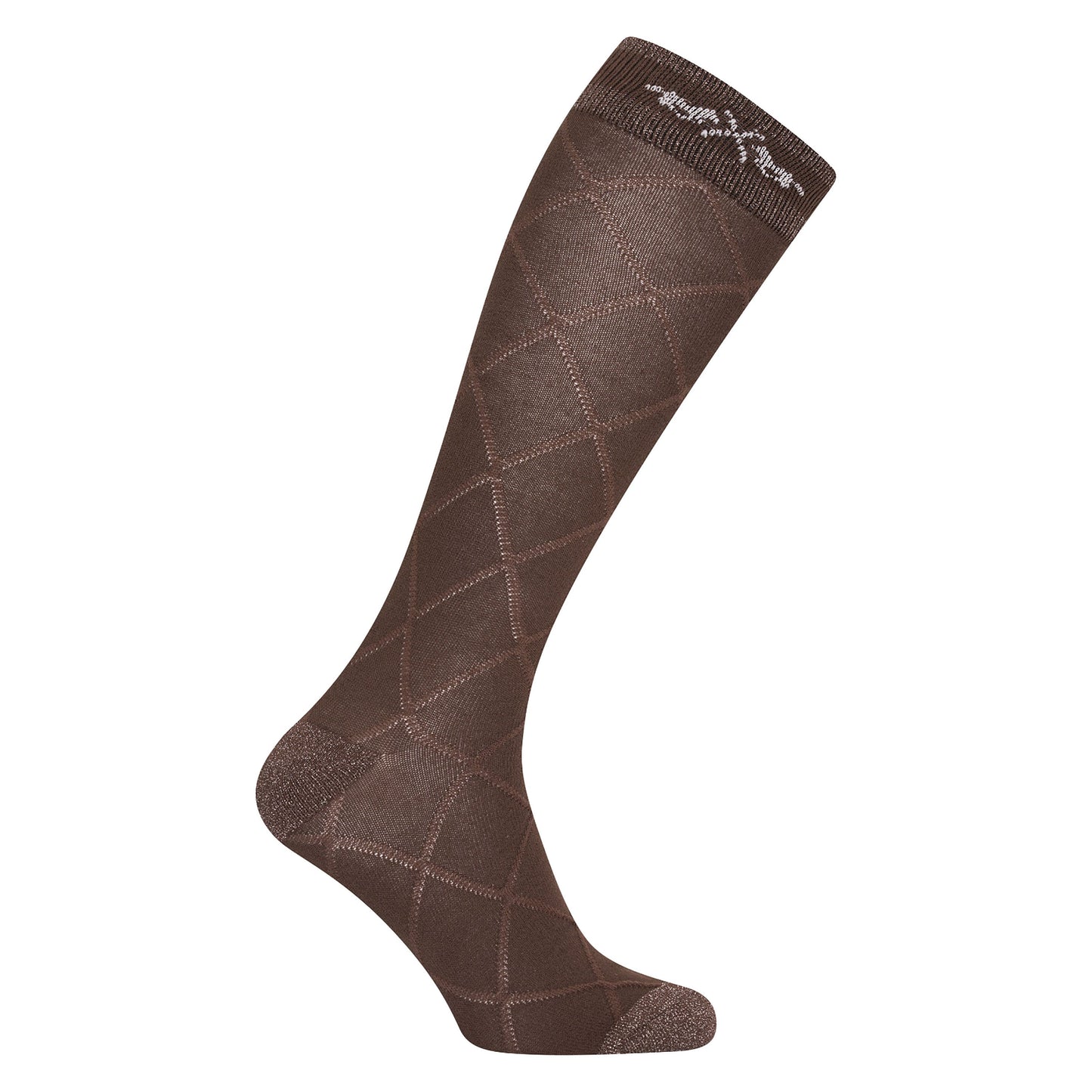 HV Polo Dark Taupe Louise Riding Socks