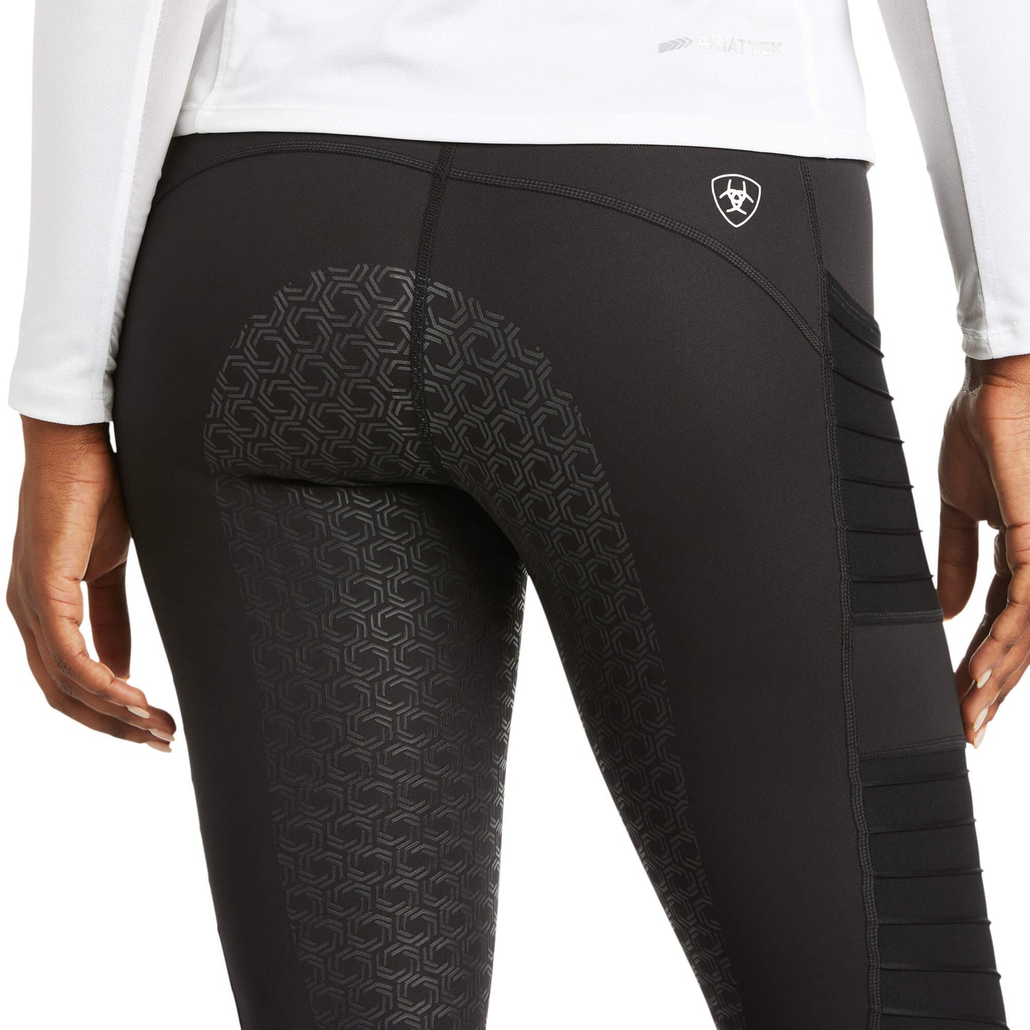 Ariat Black EOS Moto Riding Leggings with Full Silicone Seat