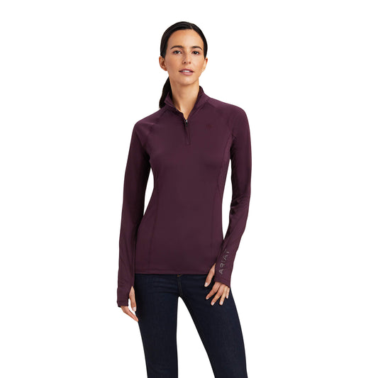 Ariat Mulberry Lowell 2.0 1/4 Zip Baselayer