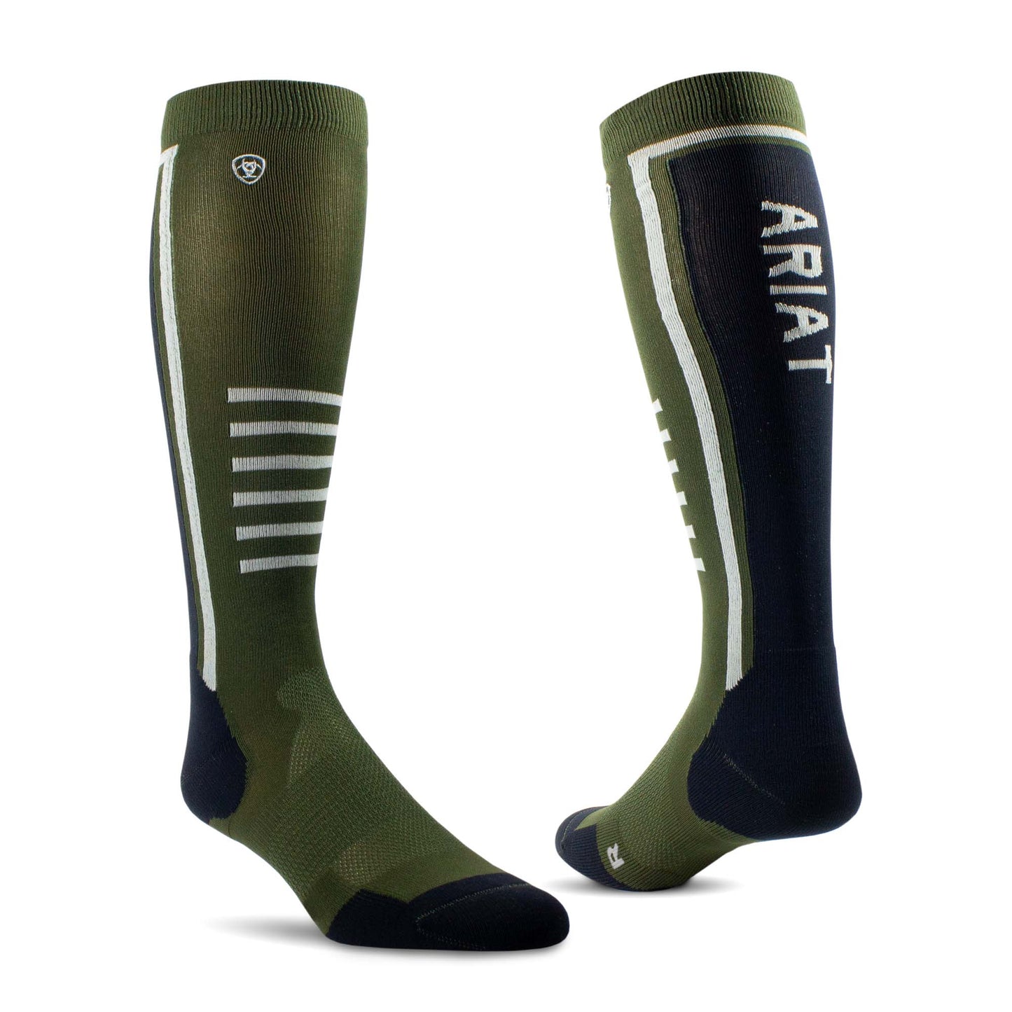 Ariat Beetle Black AriatTEK Slimline Performance Socks