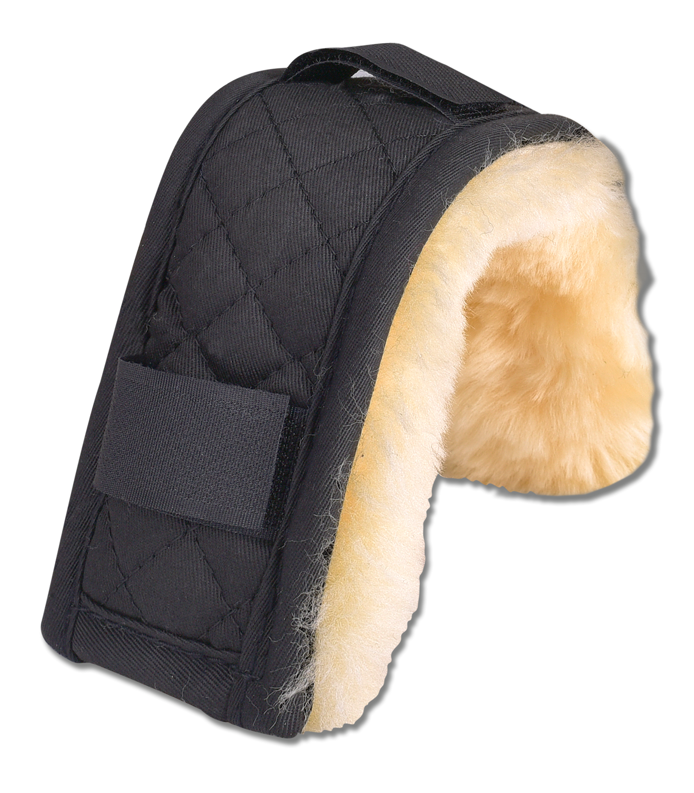 Waldhausen Black Natural Lambswool Poll Protector