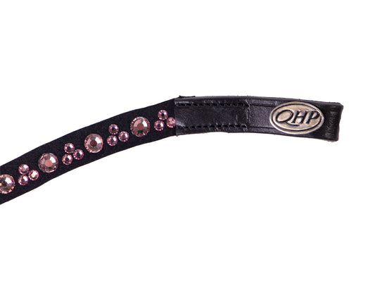 QHP Raspberry Black Astana Browband