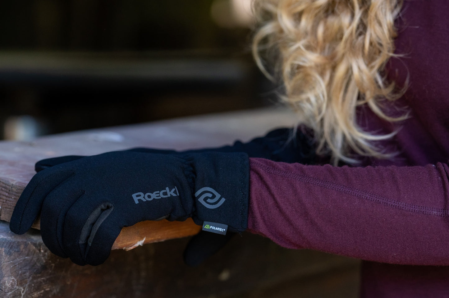 Roeckl Black Widnes Riding Gloves