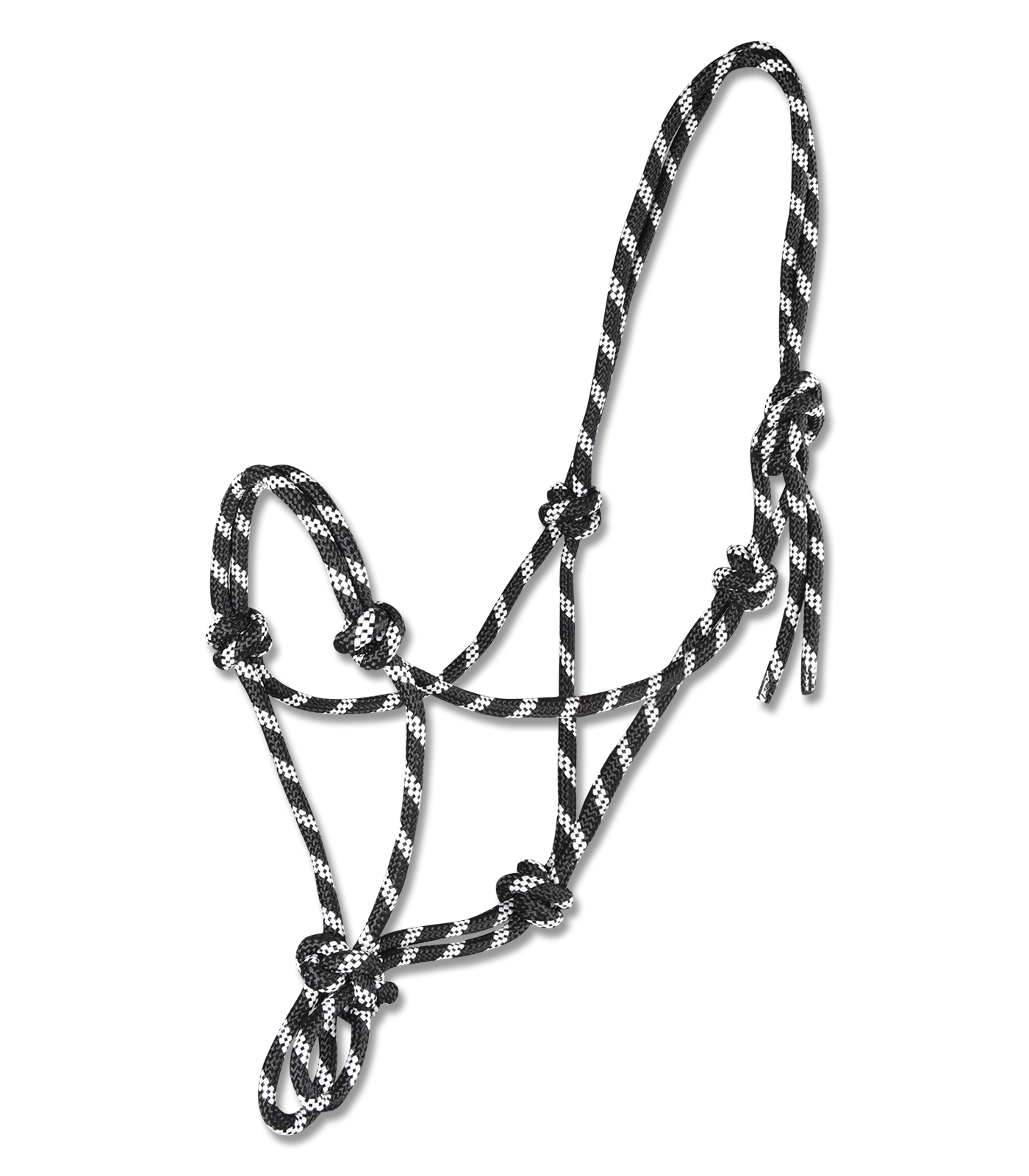 Waldhausen Black White Rope Halter