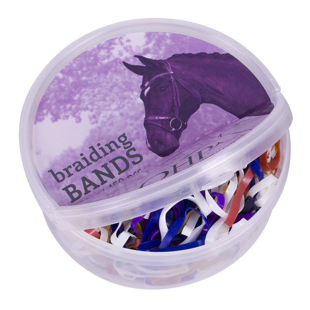 QHP Multicolour Rubber Braiding Bands