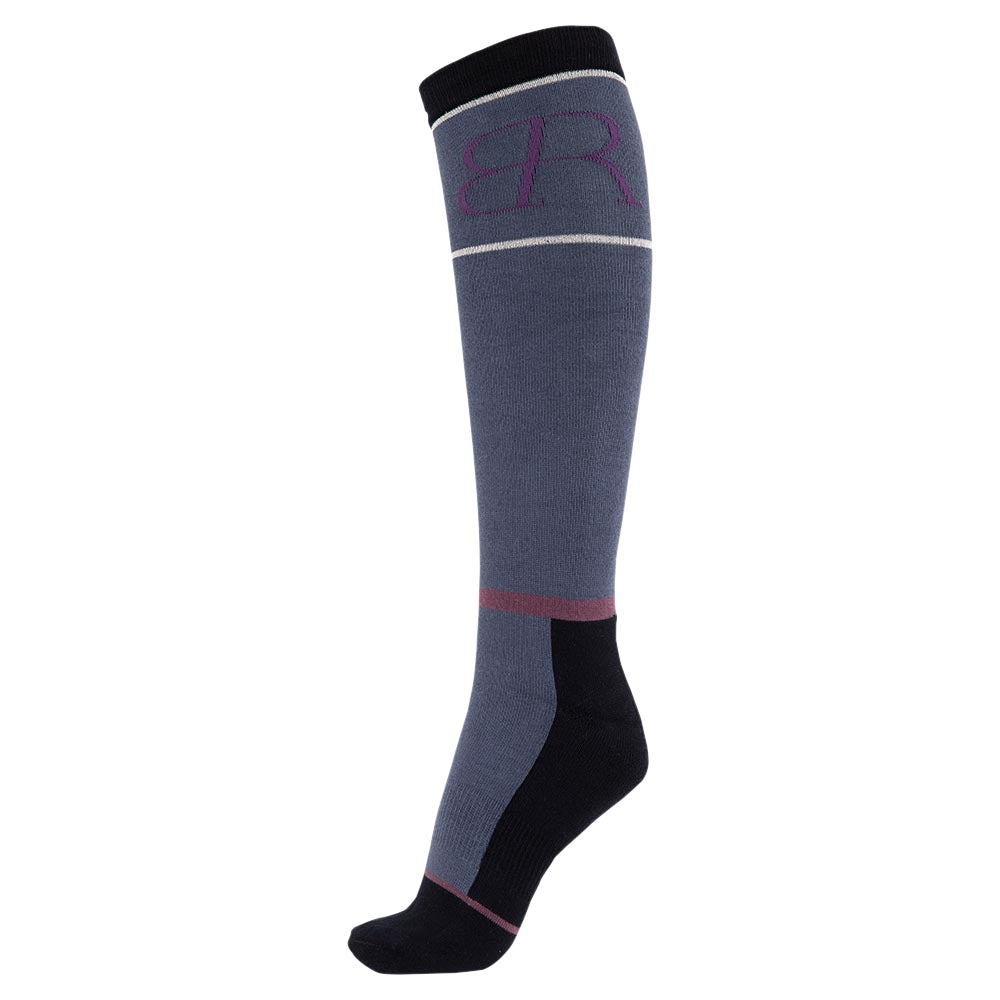 BR Vintage Indigo Saar Riding Socks