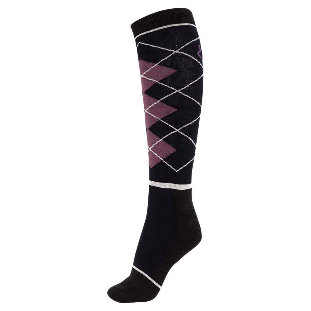 BR Mauve Wine Scott Riding Socks