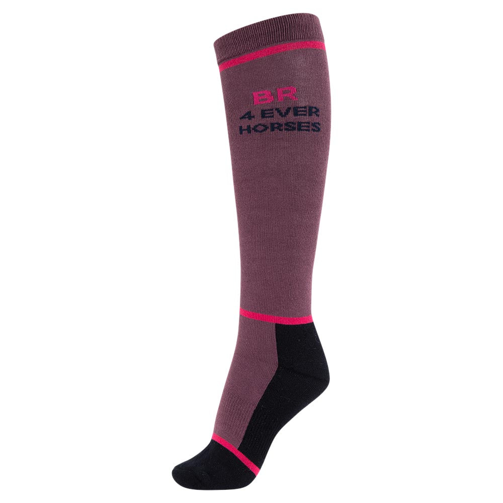 BR Mauve Wine Sterre Riding Socks