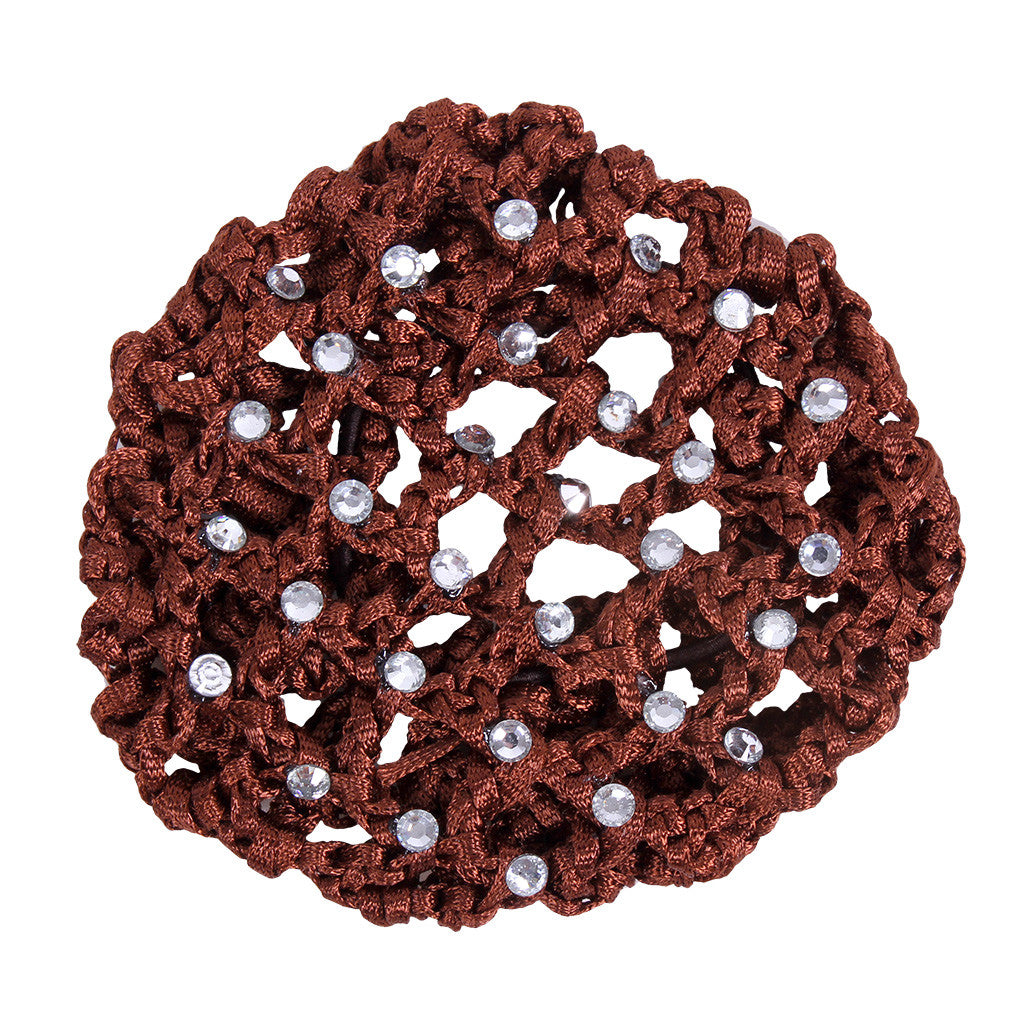 QHP Brown Diamond Hair Net