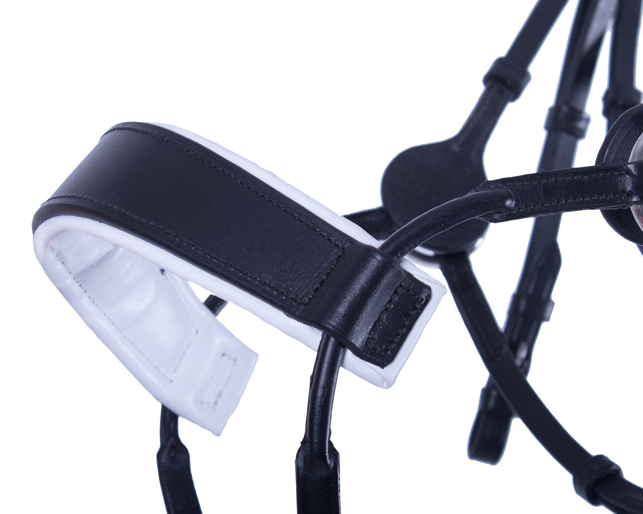 QHP Black Ostara Snaffle Bridle