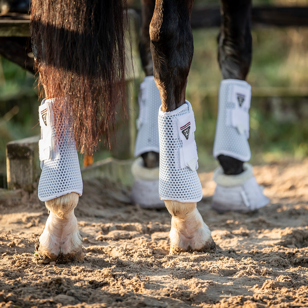 Equilibrium White Tri-Zone All Sport Boots