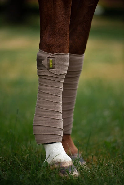Equestrian Stockholm Champagne Fleece Bandages