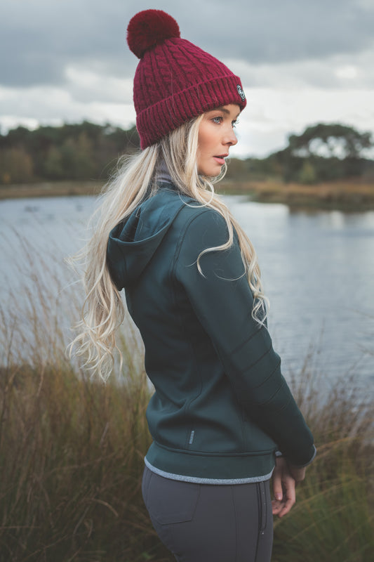 ANKY Tawny Port Pom Pom Beanie