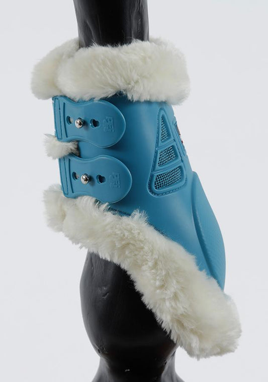 Premier Equine ''Peacock Blue Techno Wool'' Fetlock Boots