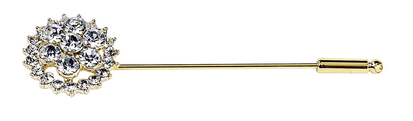 Busse Gold Flower Stock Pin