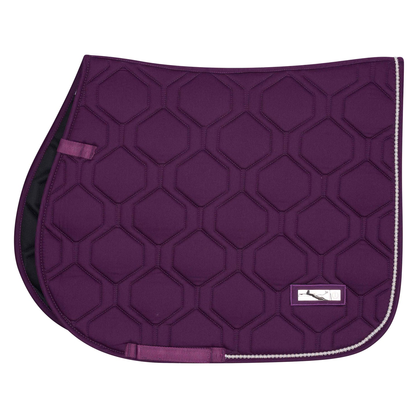 Imperial Riding Black Berry Lovely Pearl Jump Saddle Pad