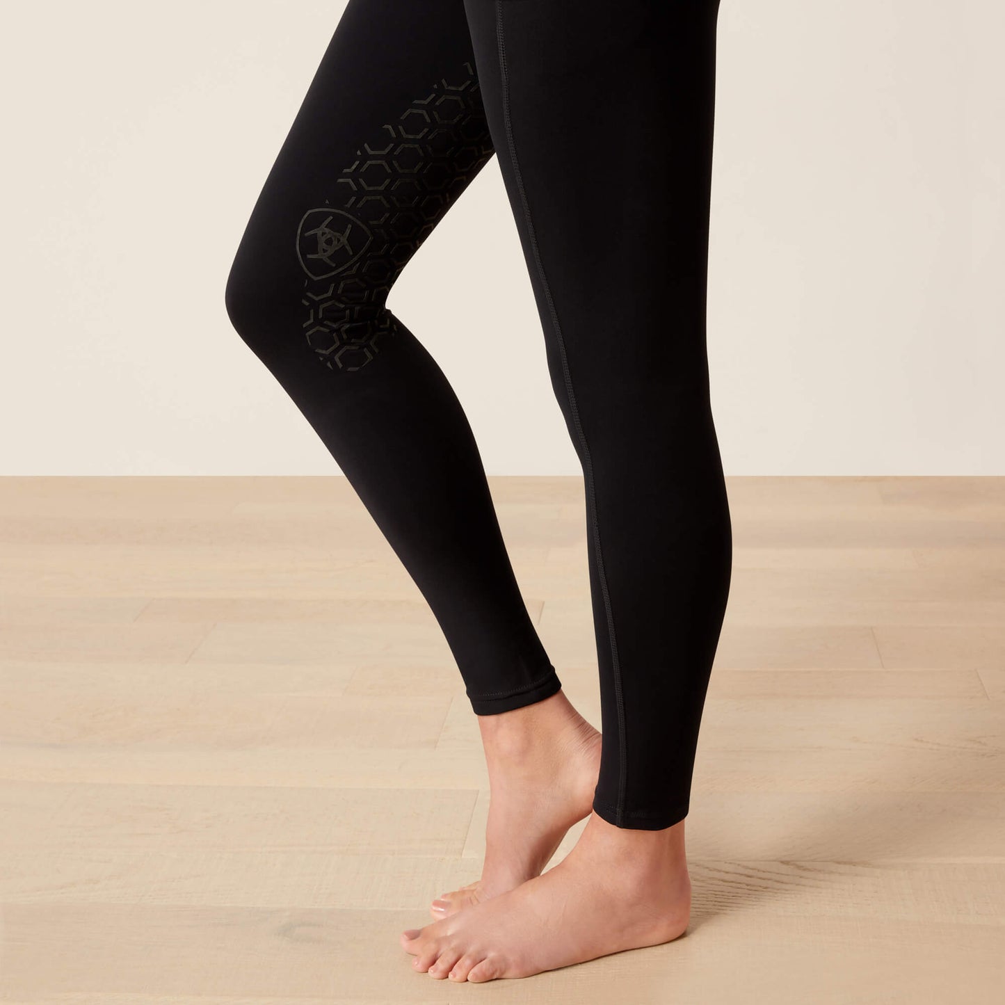 Ariat Black Avail Riding Tights with Half Grip