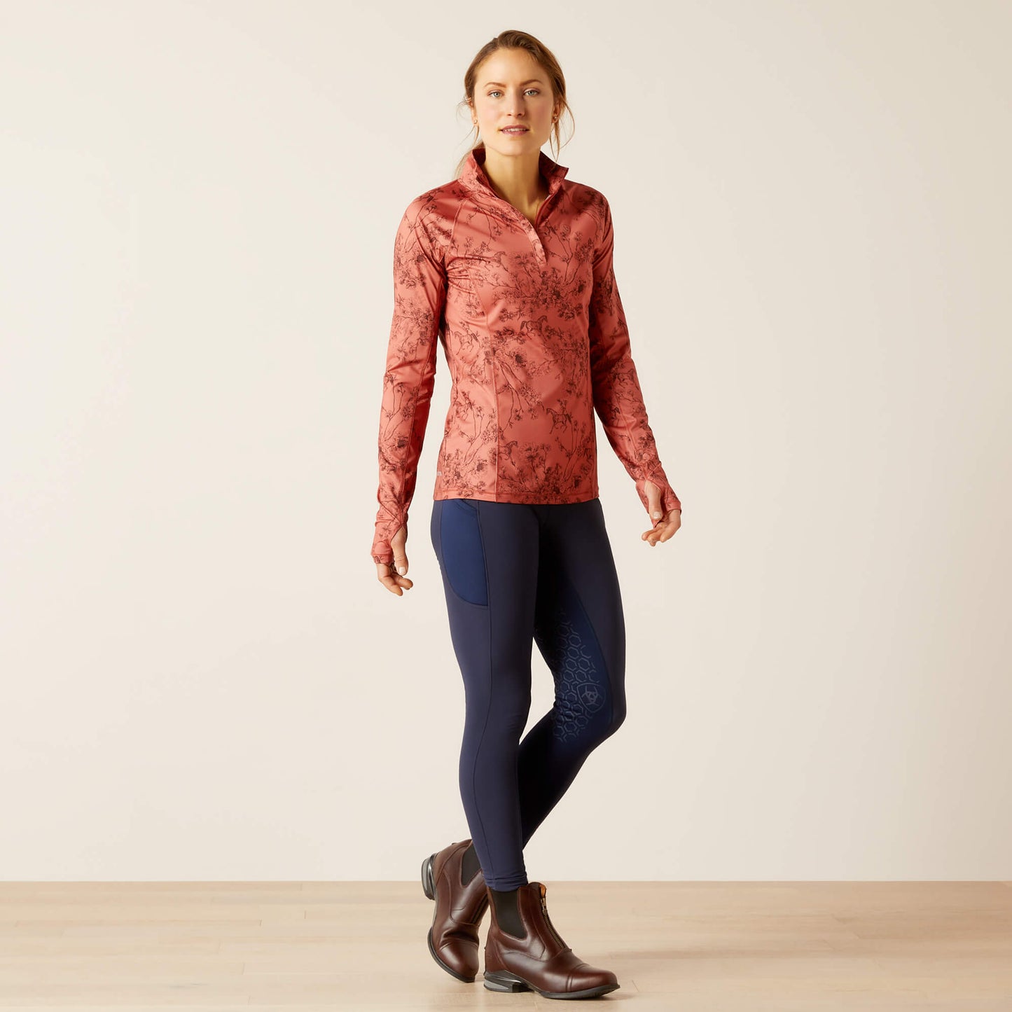 Ariat Toile Lowell 2.0 1/4 Zip Baselayer