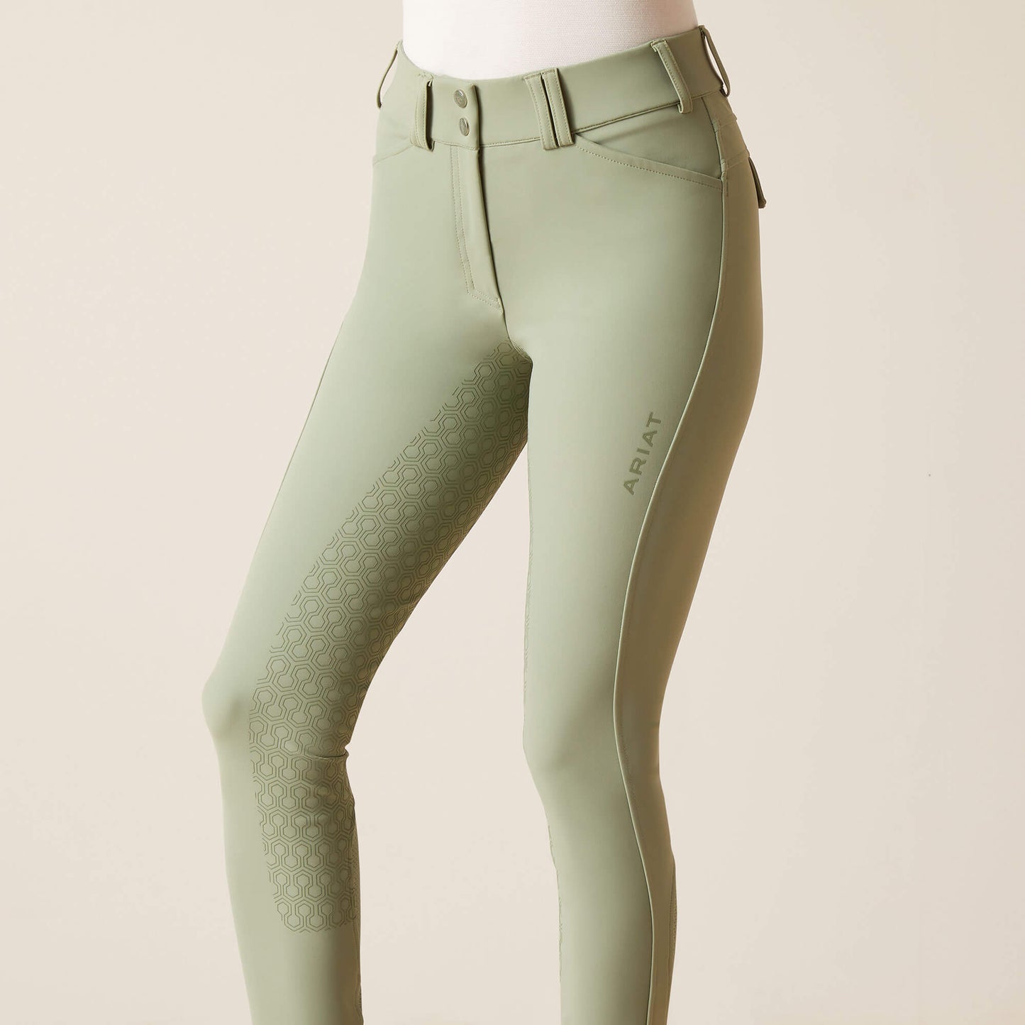 Ariat Lily Pad Tri Factor Breeches with Full Silicone Grip