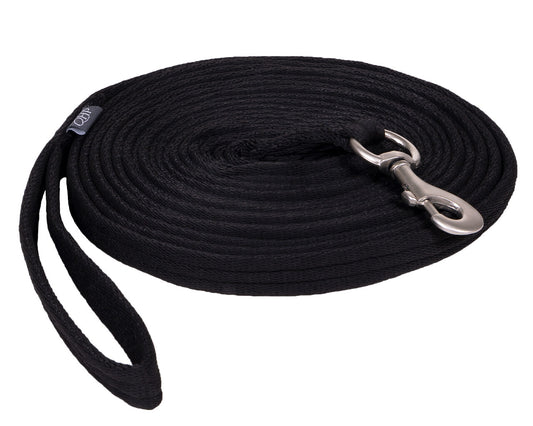 QHP Black Colour Lunge Rope