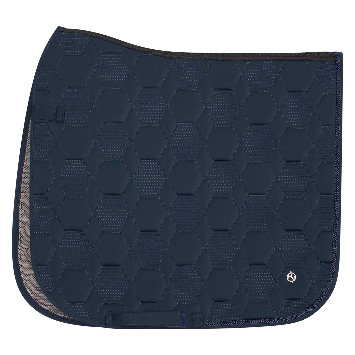 HV Polo Navy Jenna Dressage Saddle Pad