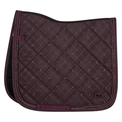 HV Polo Dark Berry Welmoed Shine Dressage Saddle Pad