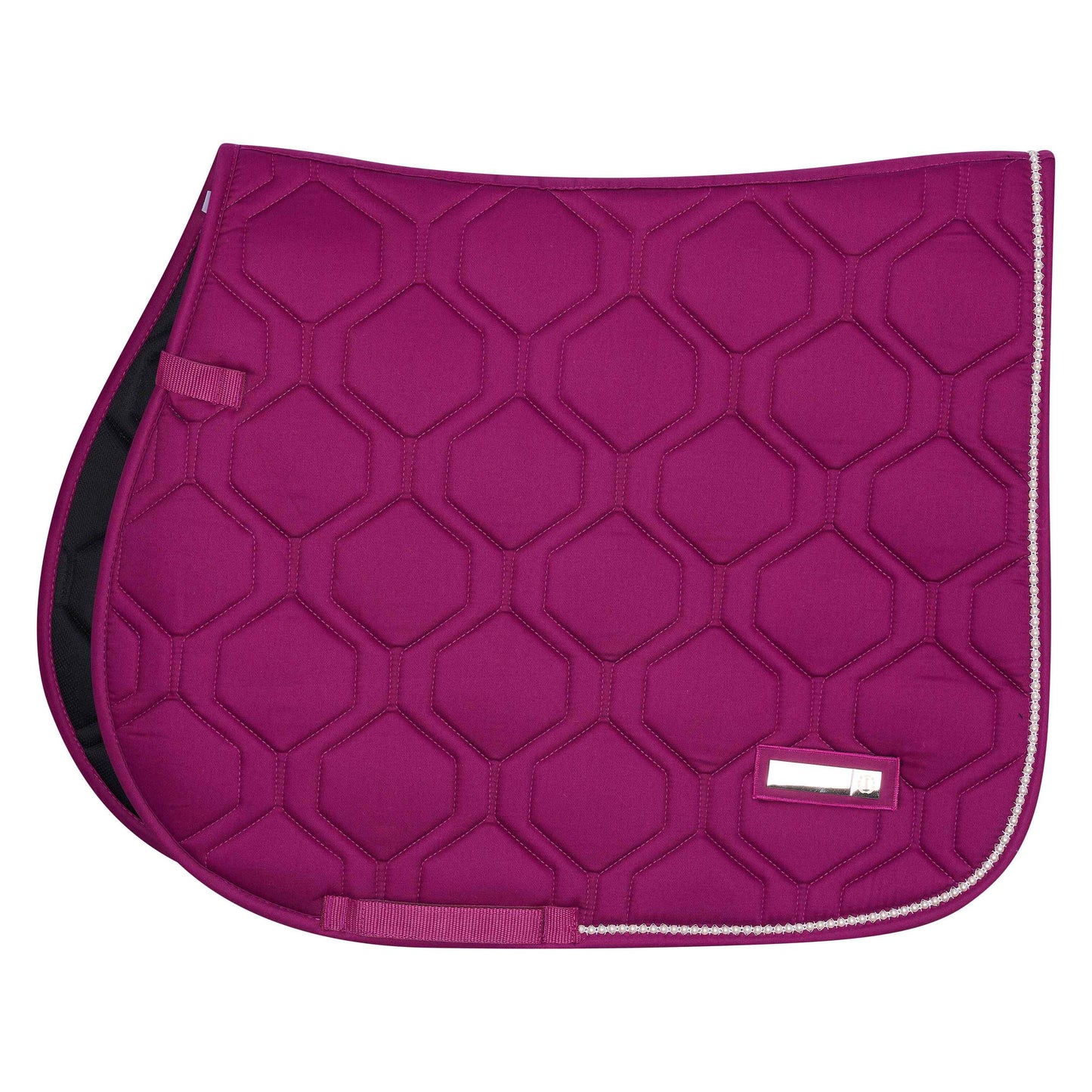 Imperial Riding Dark Flower Lovely Pearl Jump Saddle Pad