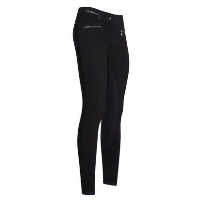 Euro-Star Black Onyx Breeches with Full Silicone Seat