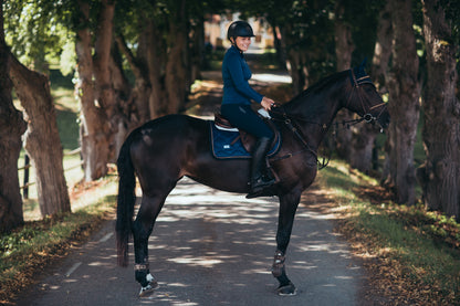 Equestrian Stockholm Monaco Blue Jump Saddle Pad