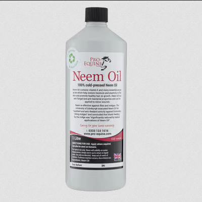 Aceite de neem pequeño prensado en frío Pro-Equine