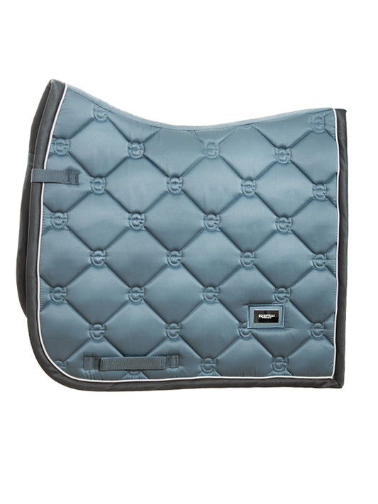 Equestrian Stockholm Steel Blue Dressage Saddle Pad