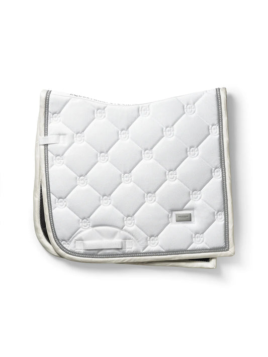 Equestrian Stockholm Timeless White Glimmer Dressage Pad