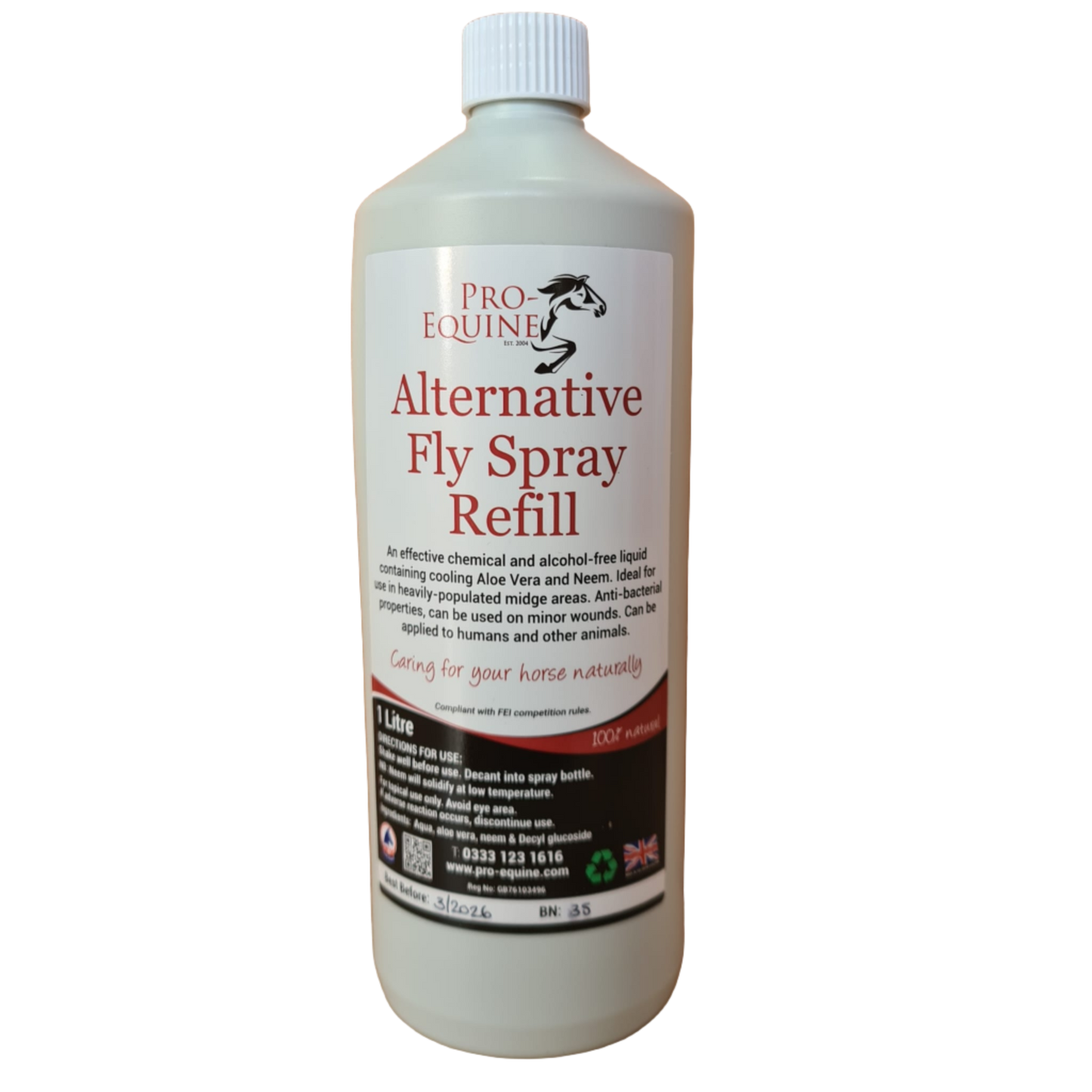 Pro Equine Alternative Fly Spray Refill