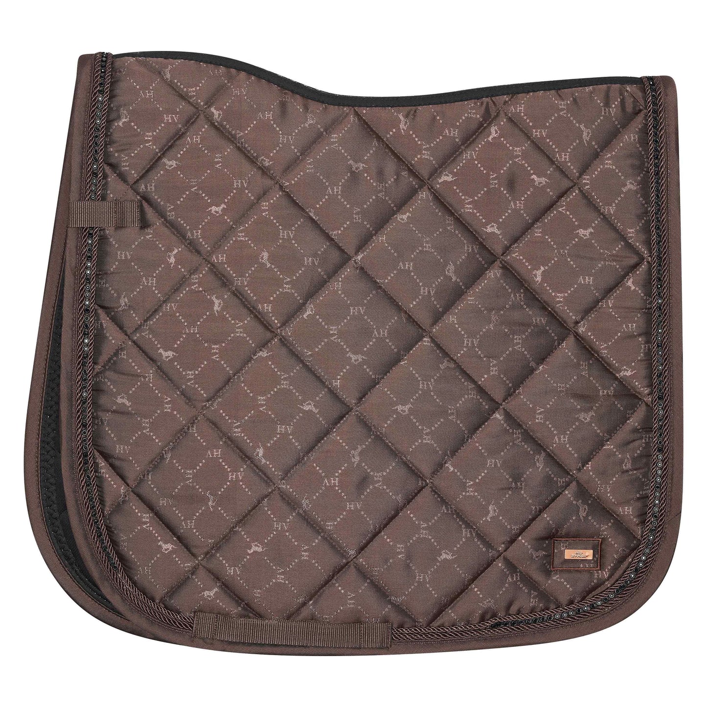 HV Polo Mocca Welmoed Shine Dressage Saddle Pad