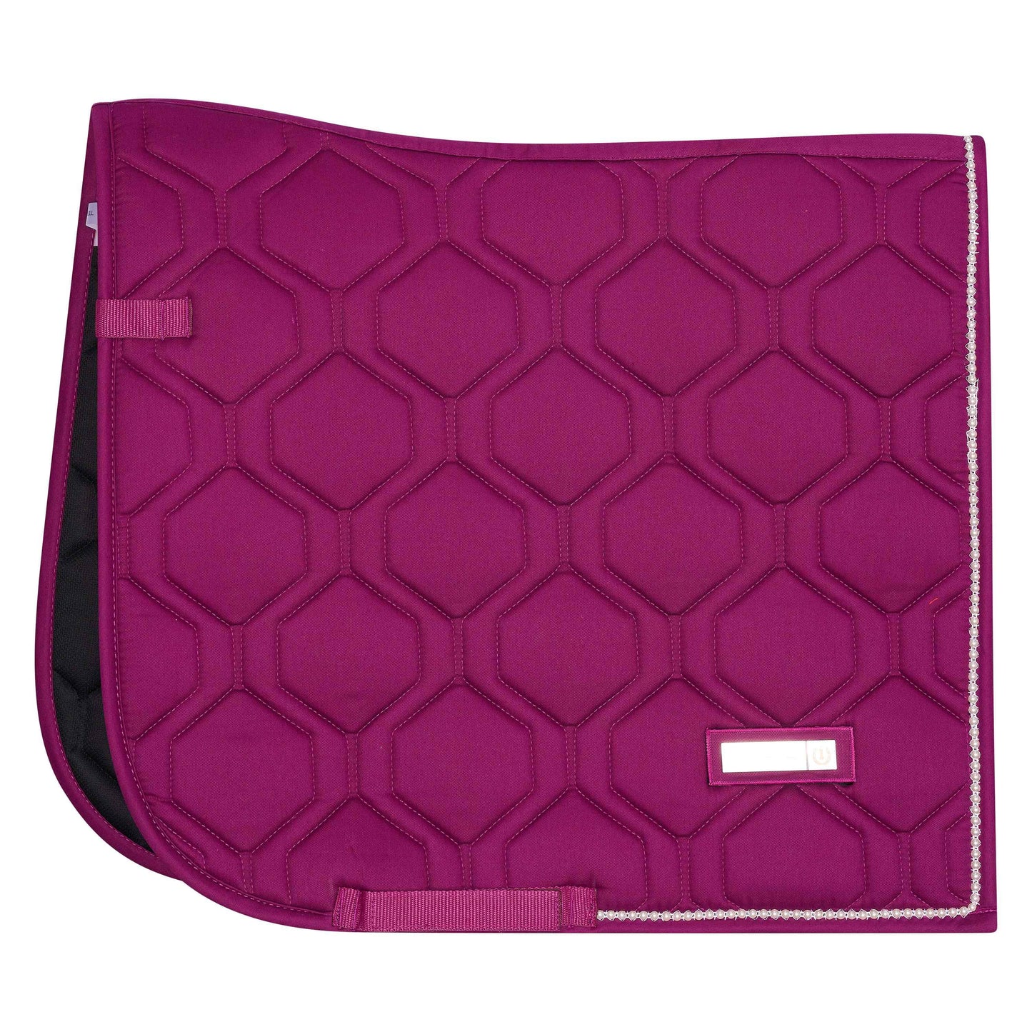 Imperial Riding Dark Flower Lovely Pearl Dressage Saddle Pad