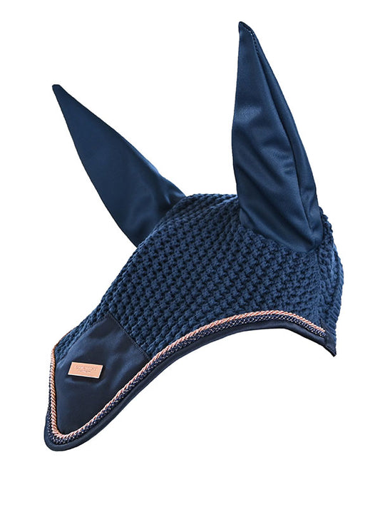 Equestrian Stockholm Monaco Blue Ear Bonnet
