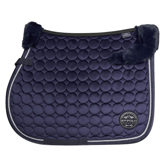 HV Polo Navy Furry Luxury General Purpose Saddle Pad