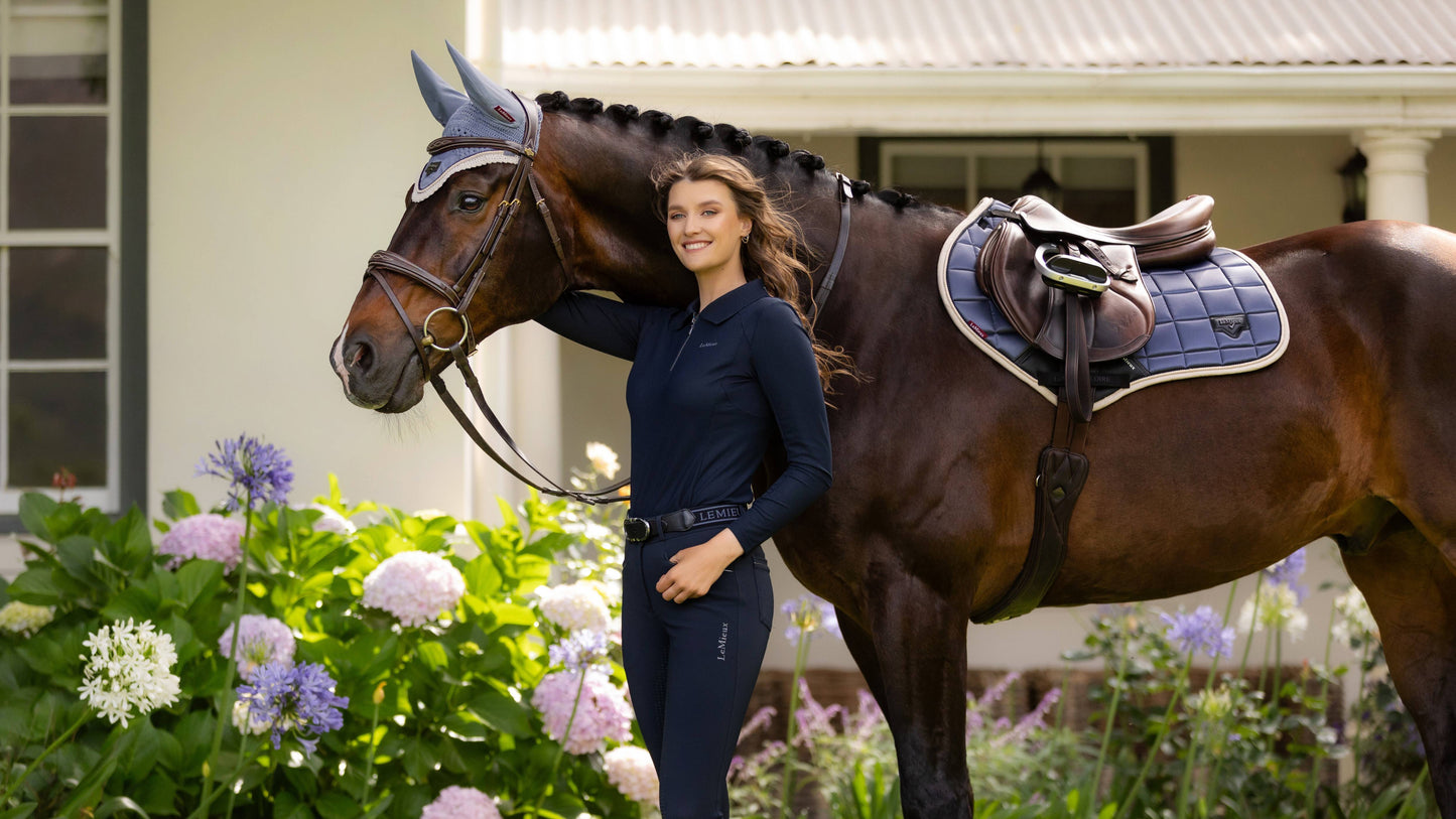 LeMieux Jay Blue Loire Classic Close Contact Jump Saddle Pad