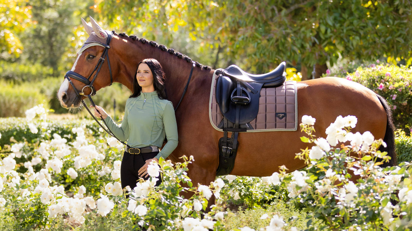 LeMieux Walnut Loire Classic Dressage Saddle Pad