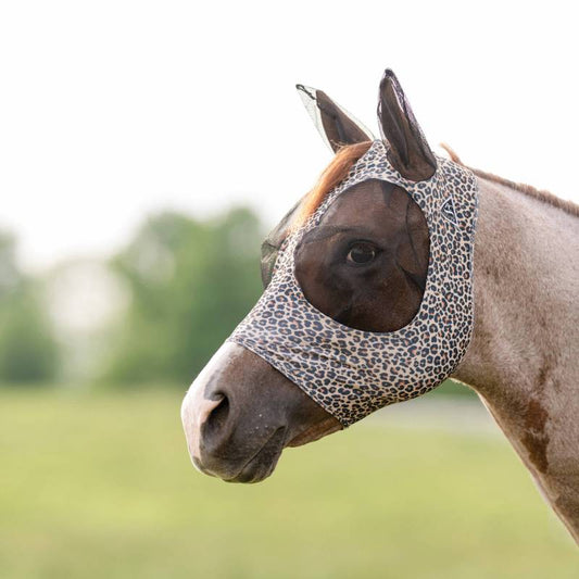 Professional Choice Cheetah Comfort-Fit Lycra Fly Mask