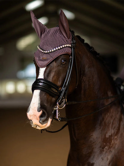 Equestrian Stockholm Moonless Night Ear Bonnet